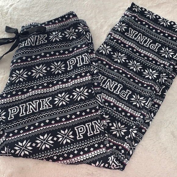 Victoria's Secret Other - Small Victoria’s Secret PINK holiday 100% cotton pajama pants